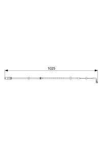 Contatto segnalazione, Usura past. freno/mat. d'attrito bosch