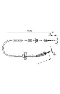 Tirante, freno di stazionamento bosch