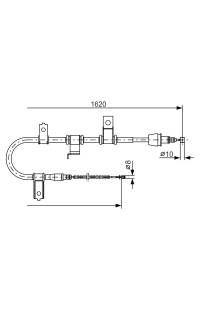 Tirante, freno di stazionamento bosch