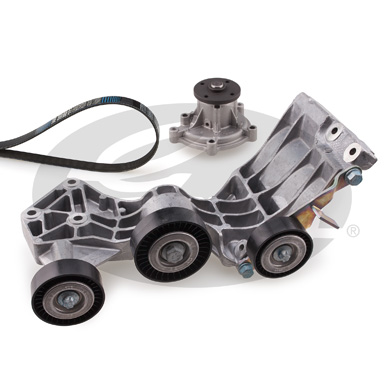 Pompa acqua + Kit cinghia Poly V GATES