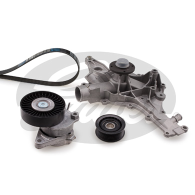 Pompa acqua + Kit cinghia Poly V GATES 33-KP16PK2390