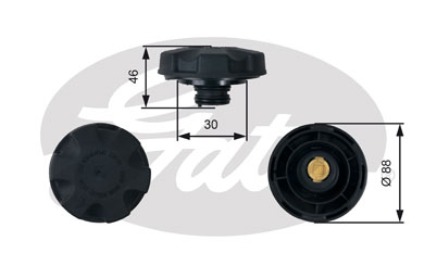 Tappo, Serbatoio refrigerante GATES