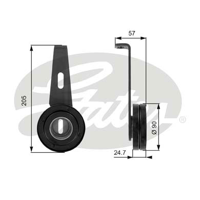 Rullo tenditore, Cinghia Poly-V GATES