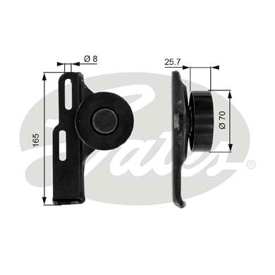 Rullo tenditore, Cinghia Poly-V GATES