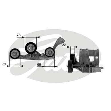 Rullo tenditore, Cinghia Poly-V GATES 33-T38429