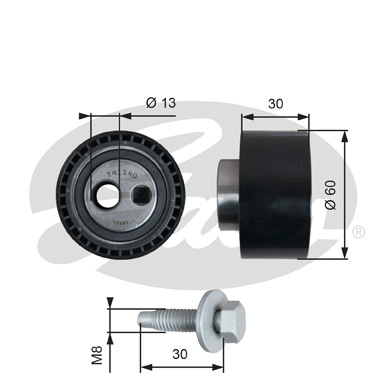 Rullo tenditore, Cinghia dentata GATES 33-T41140