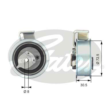 Rullo tenditore, Cinghia dentata GATES