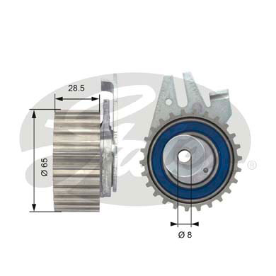 Rullo tenditore, Cinghia dentata GATES