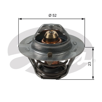 Termostato, Refrigerante GATES 33-TH14088G1