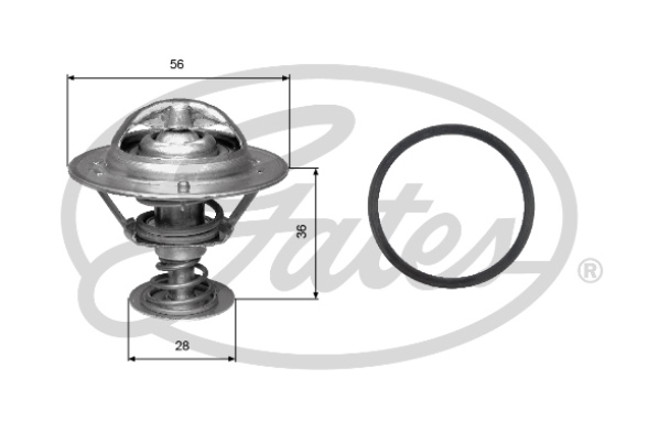 Termostato, Refrigerante GATES 33-TH31482G1