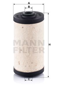 Filtro carburante mann-filter