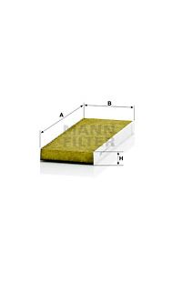 Filtro Antipolline Abitacolo per polveri fini con polifenolo mann-filter