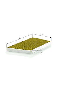 Filtro Antipolline Abitacolo per polveri fini con polifenolo mann-filter