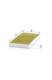 Filtro Antipolline Abitacolo per polveri fini con polifenolo mann-filter
