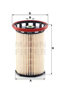Filtro carburante mann-filter