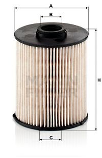 Filtro carburante mann-filter