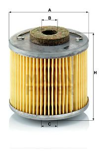 Filtro carburante mann-filter