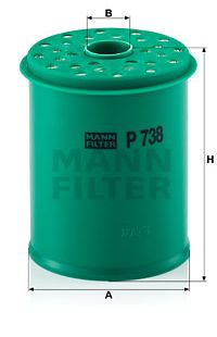 Filtro carburante mann-filter