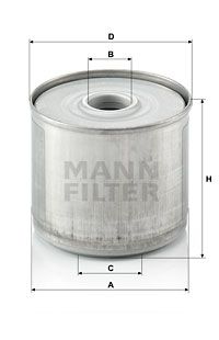 Filtro carburante mann-filter
