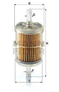 Filtro carburante mann-filter