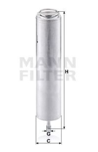 Filtro carburante mann-filter