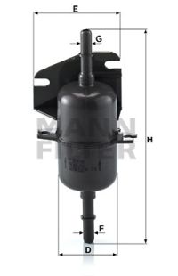 Filtro carburante mann-filter