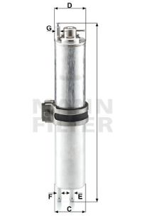 Filtro carburante mann-filter