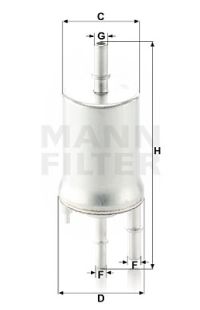Filtro carburante mann-filter