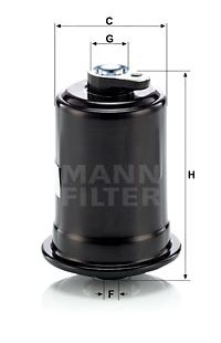 Filtro carburante mann-filter