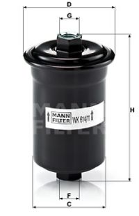 Filtro carburante mann-filter