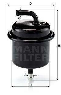 Filtro carburante mann-filter