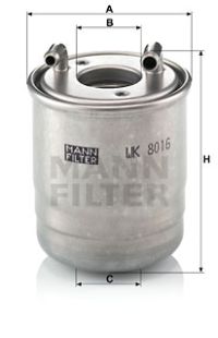 Filtro carburante mann-filter