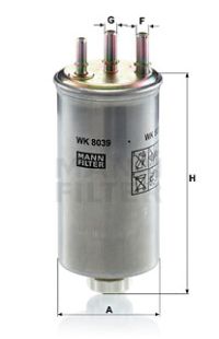 Filtro carburante mann-filter