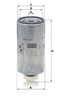 Filtro carburante mann-filter