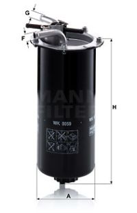 Filtro carburante mann-filter