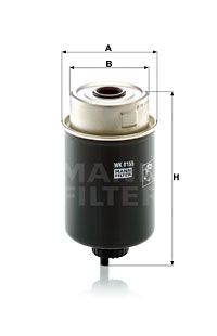 Filtro carburante mann-filter
