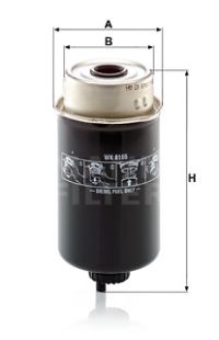 Filtro carburante mann-filter