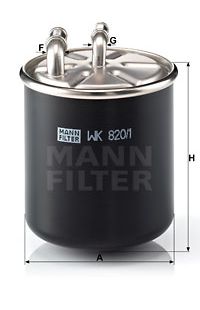 Filtro carburante mann-filter