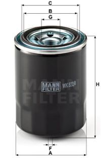 Filtro carburante mann-filter