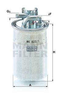 Filtro carburante mann-filter