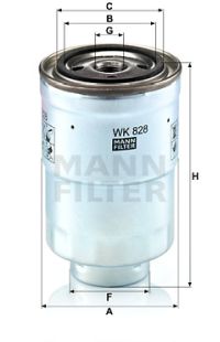 Filtro carburante mann-filter
