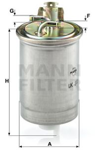 Filtro carburante mann-filter