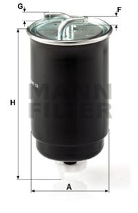 Filtro carburante mann-filter