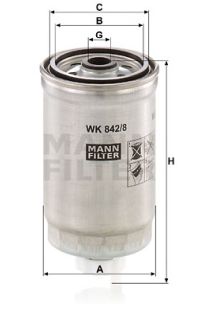 Filtro carburante mann-filter