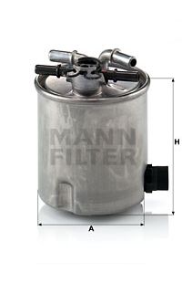 Filtro carburante mann-filter