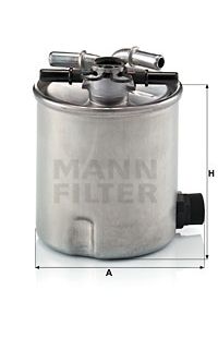 Filtro carburante mann-filter