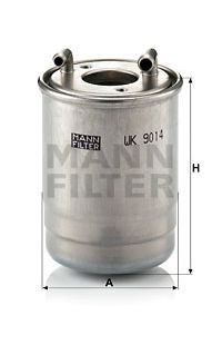 Filtro carburante mann-filter