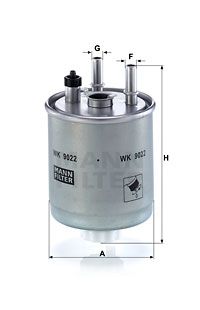 Filtro carburante mann-filter