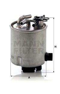 Filtro carburante mann-filter
