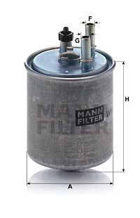Filtro carburante mann-filter